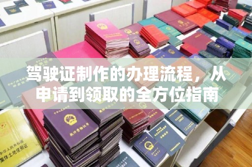 寿宁驾驶证制作的办理流程，从申请到领取的全方位指南