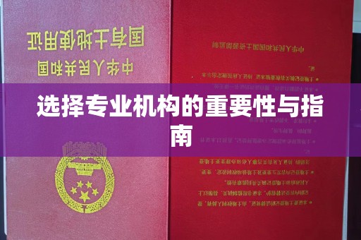 寿宁选择专业机构的重要性与指南