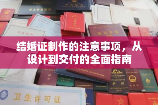 寿宁结婚证制作的注意事项，从设计到交付的全面指南